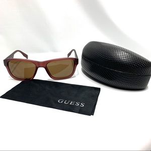 ❤️sold ❤️ GUESS Sunglasses Brown Rectangle GU6802 MBRN 1